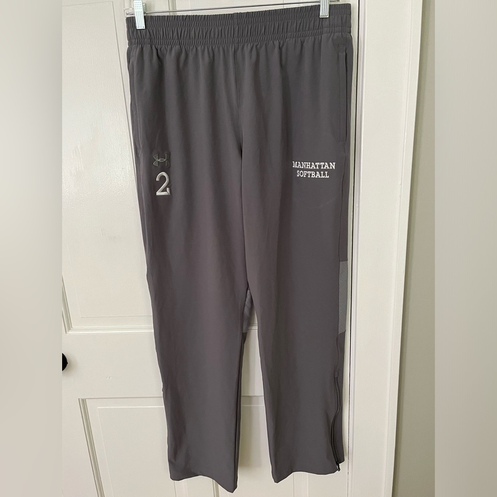 NWT Under Armour Men's Storm Grey Athletic Pants Size Large Water Resistant